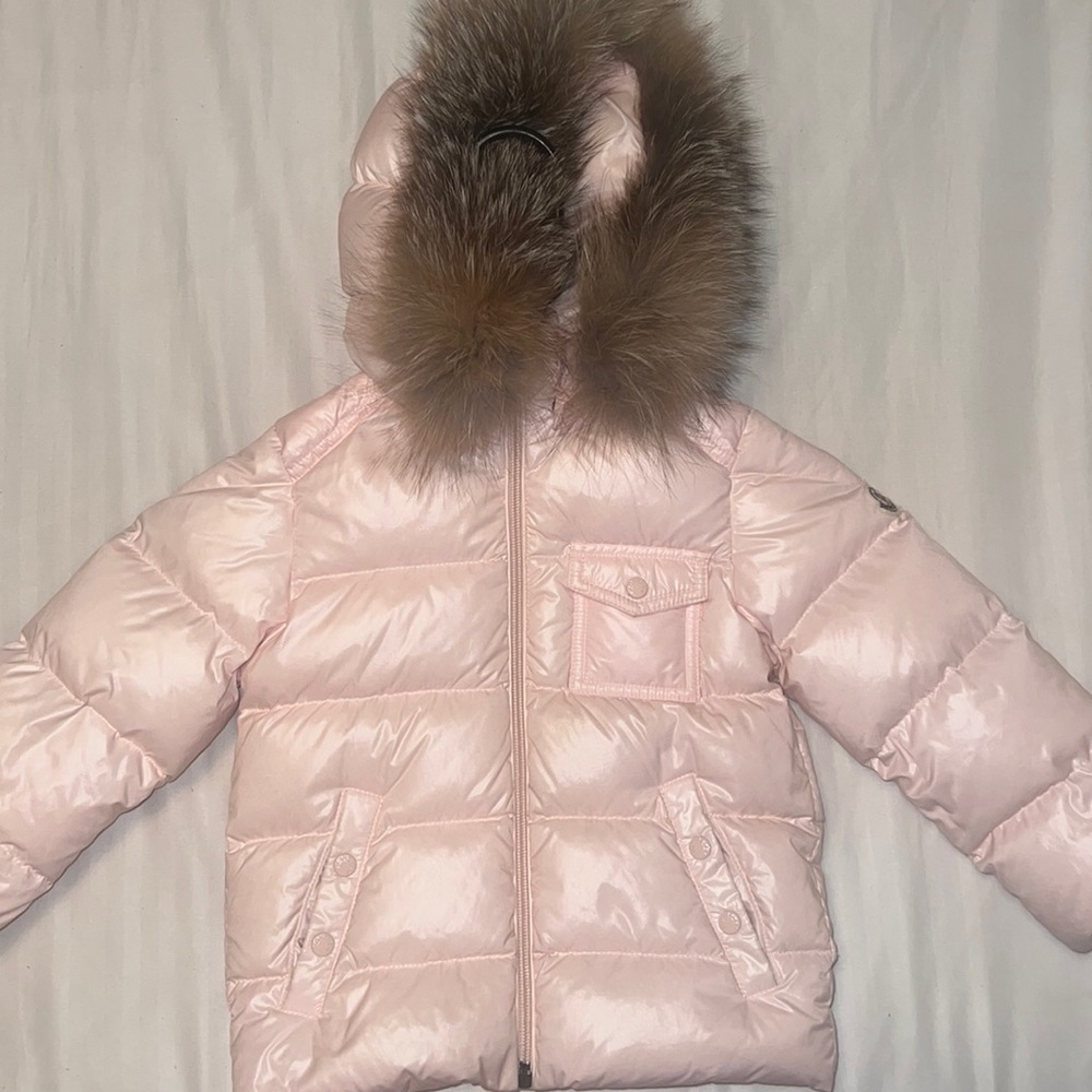 PINK MONCLER SIZE 3